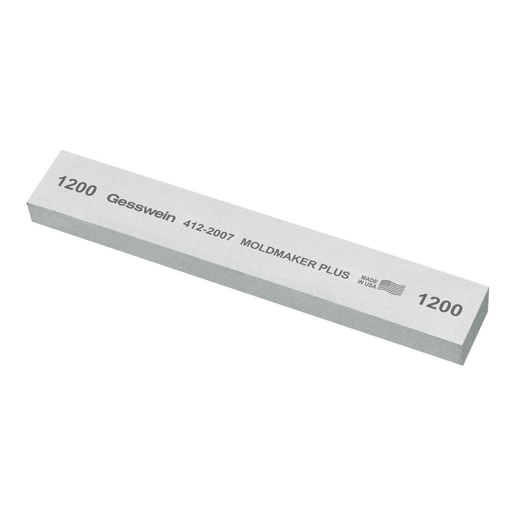 [412-1007] Gesswein® Moldmaker Plus Stones - 1" x 1/2" x 6", 100 Grit  (Pkg. of 6)