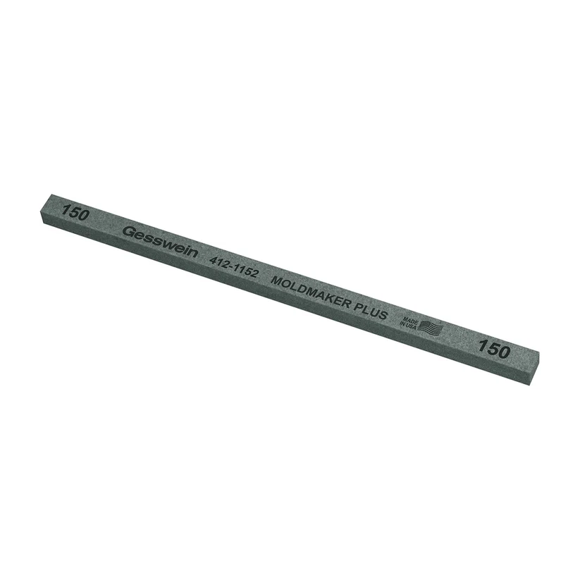 [412-1152] Gesswein® Moldmaker Plus Stones - 1/4" x 1/4" x 6", 150 Grit  (Pkg. of 12)