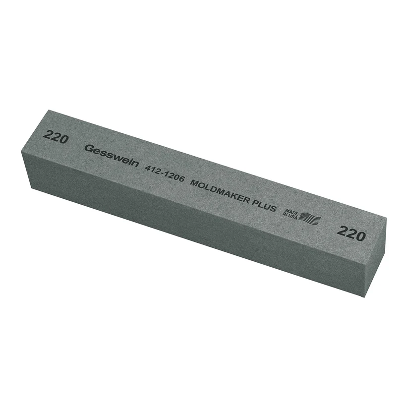 Gesswein® Moldmaker Plus Stones - 1" x 1" x 6", 220 Grit  (Pkg. of 6)