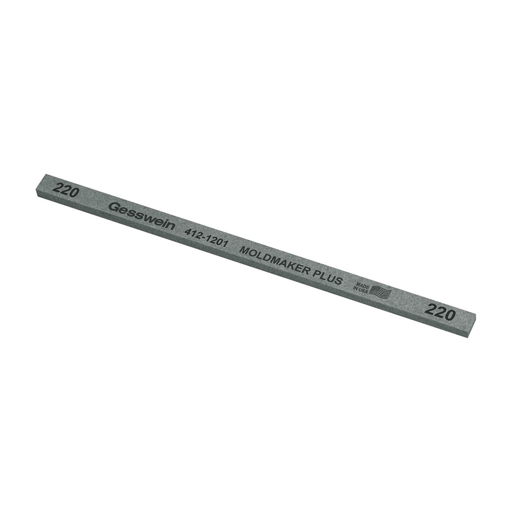 [412-1401] Gesswein® Moldmaker Plus Stones - 1/4" x 1/8" x 6", 400 Grit  (Pkg. of 12)