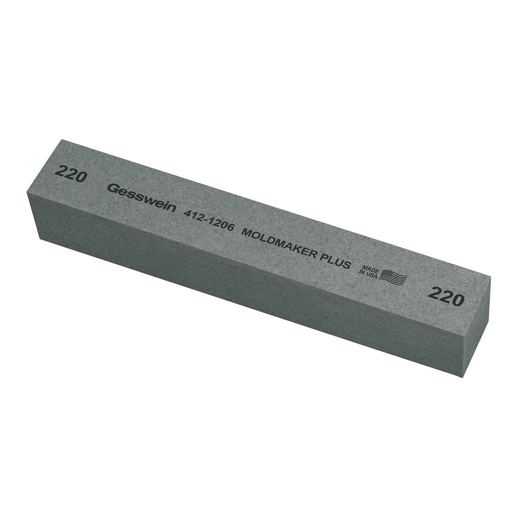 [412-1406] Gesswein® Moldmaker Plus Stones - 1" x 1" x 6", 400 Grit  (Pkg. of 6)