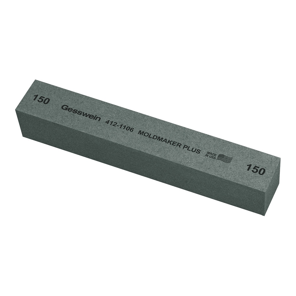 [412-1606] Gesswein® Moldmaker Plus Stones - 1" x 1" x 6", 600 Grit  (Pkg. of 6)