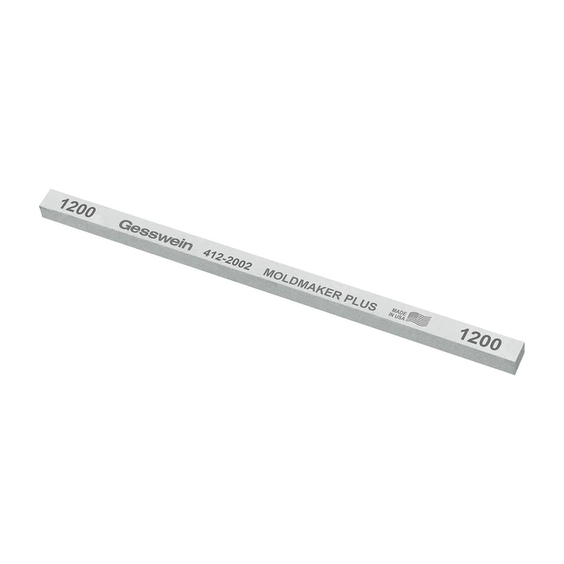 [412-2002] Gesswein® Moldmaker Plus Stones - 1/4" x 1/4" x 6", 1200 Grit  (Pkg. of 12)