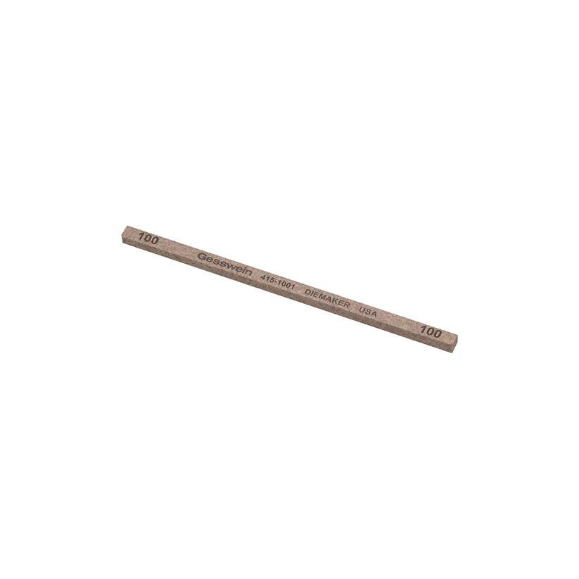 [415-0001] Gesswein® Diemaker Stones - 5/32" x 5/32" x 4", 100 Grit  (Pkg. of 12)