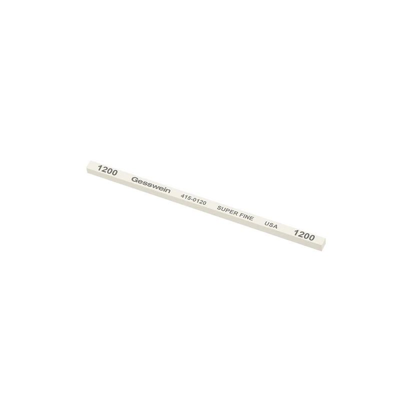 [415-0120] Gesswein® Super Fine Stones - 5/32" x 5/32" x 4", 1200 Grit (Pkg. of 12)