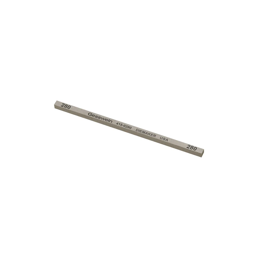 [415-0280] Gesswein® Diemaker Stones - 5/32" x 5/32" x 4", 280 Grit  (Pkg. of 12)