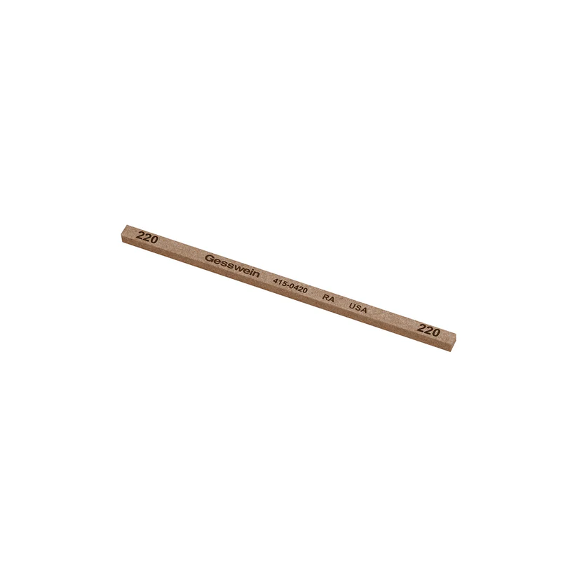 Gesswein® RA Stones - 5/32" x 5/32" x 4", 220 Grit  (Pkg. of 12)