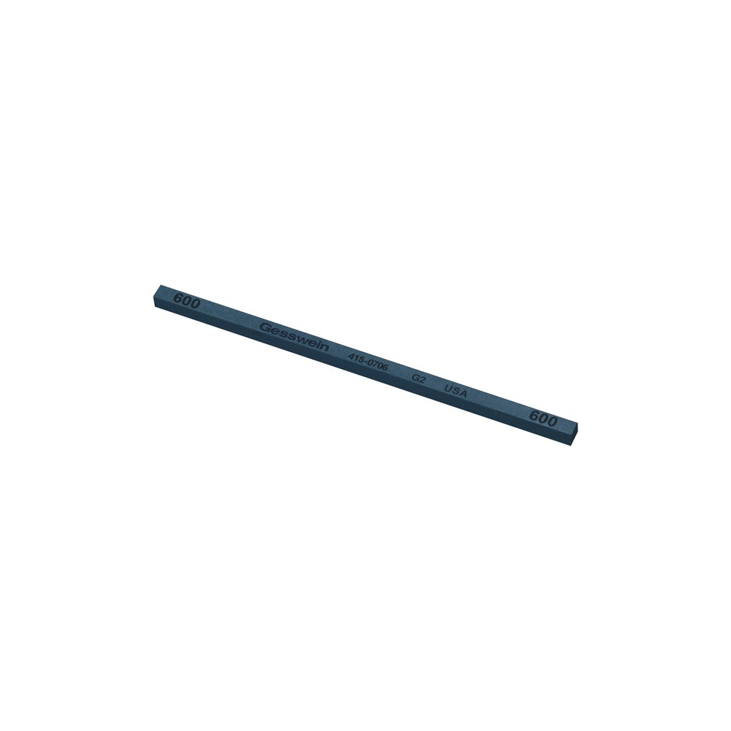 [415-0706] Gesswein® G2 Stones - 5/32" x 5/32" x 4", 600 Grit  (Pkg. of 12)