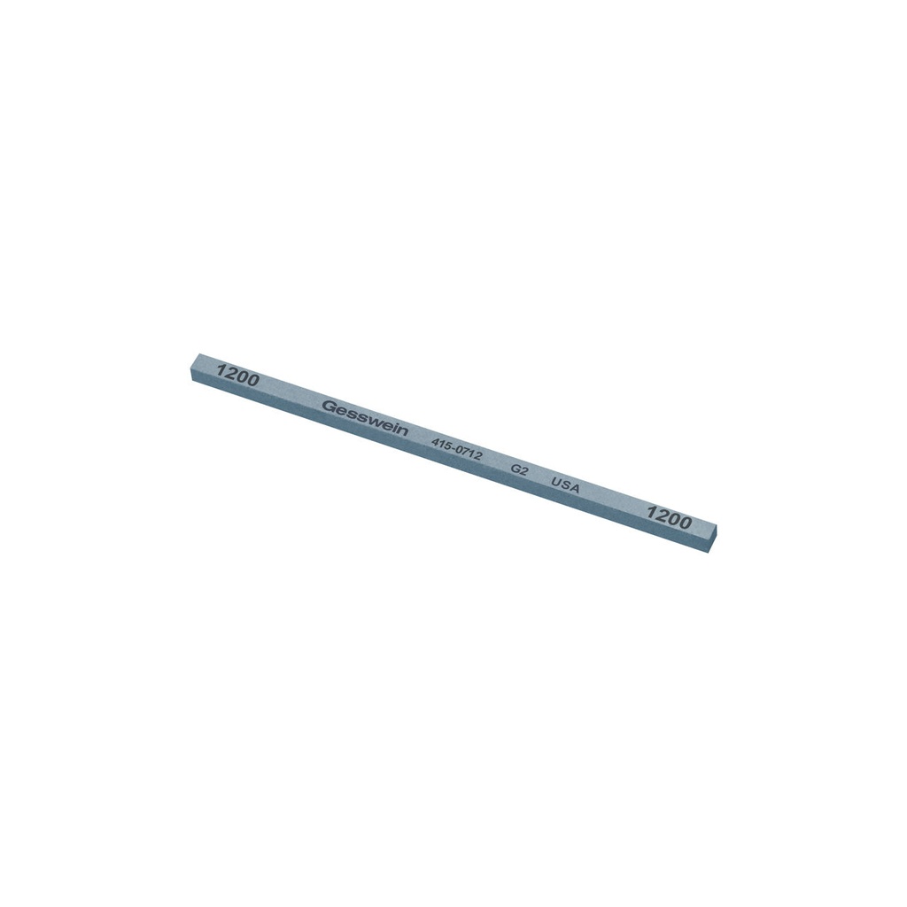 [415-0712] Gesswein® G2 Stones - 5/32" x 5/32" x 4", 1200 Grit  (Pkg. of 12)