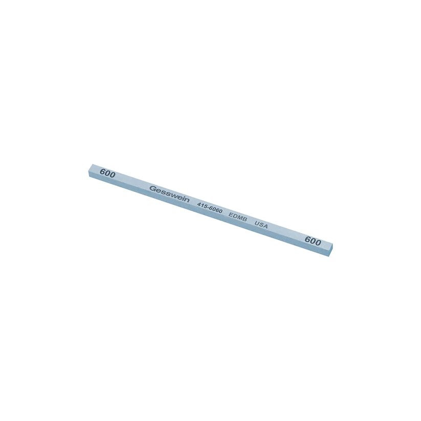 Gesswein® EDM Blue Stones - 5/32" x 5/32" x 4", 600 Grit  (Pkg. of 12)