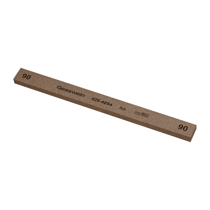 Gesswein® RA Stones - 1/2" x 1/4" x 6", 90 Grit  (Pkg. of 12)