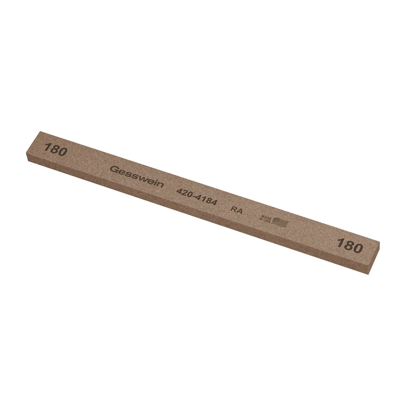 Gesswein® RA Stones - 1/2" x 1/4" x 6", 180 Grit  (Pkg. of 12)