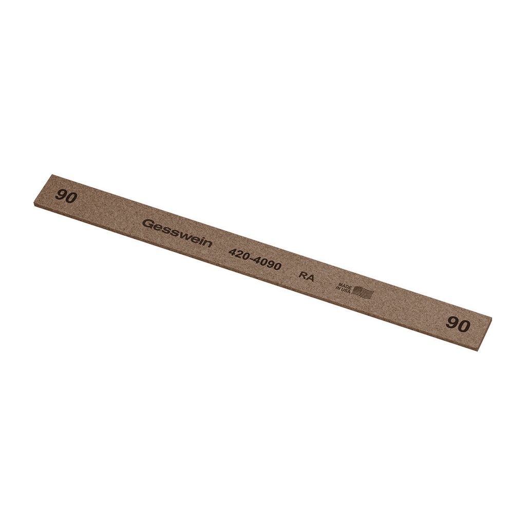 [420-4600] Gesswein® RA Stones - 1/2" x 1/16" x 6", 600 Grit  (Pkg. of 12)