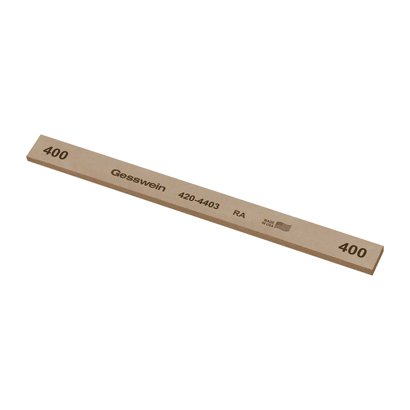 Gesswein® RA Stones - 1/2" x 1/8" x 6", 600 Grit  (Pkg. of 12)