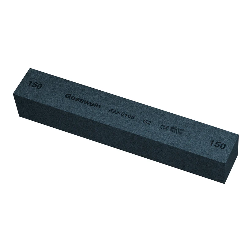 [422-0106] Gesswein® G2 Stones - 1" x 1" x 6", 150 Grit  (Pkg. of 6)