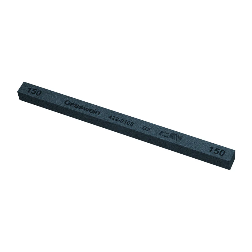 [422-0108] Gesswein® G2 Stones - 3/8" x 3/8" x 6", 150 Grit  (Pkg. of 12)