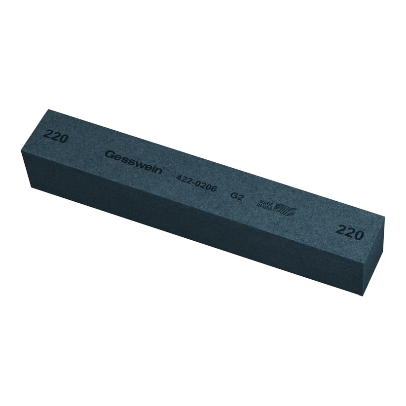 Gesswein® G2 Stones - 1" x 1" x 6", 220 Grit  (Pkg. of 6)