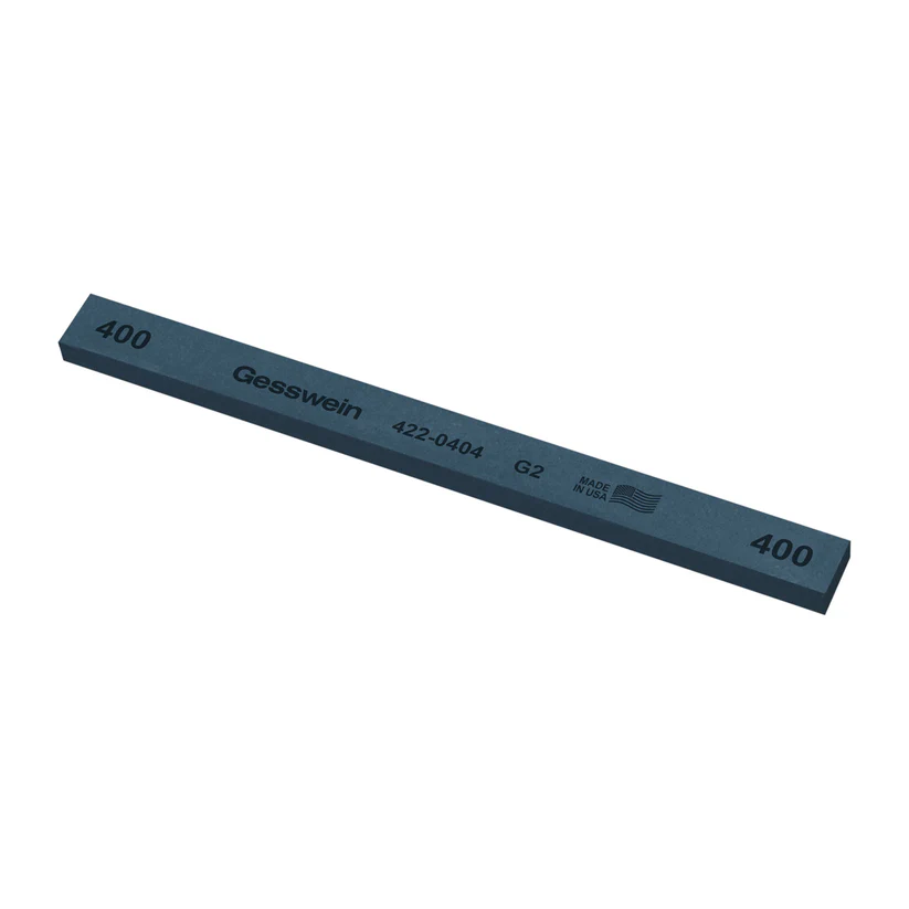 Gesswein® G2 Stones - 1/2" x 1/4" x 6", 400 Grit  (Pkg. of 12)