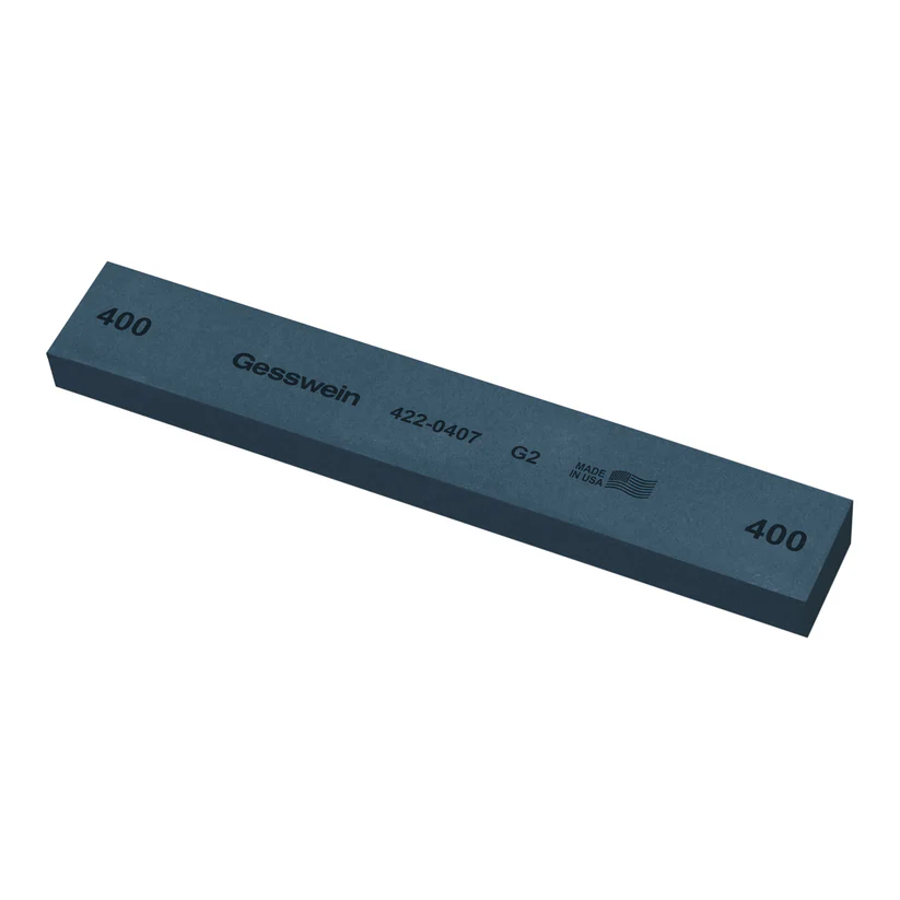 [422-0407] Gesswein® G2 Stones - 1" x 1/2" x 6", 400 Grit  (Pkg. of 6)