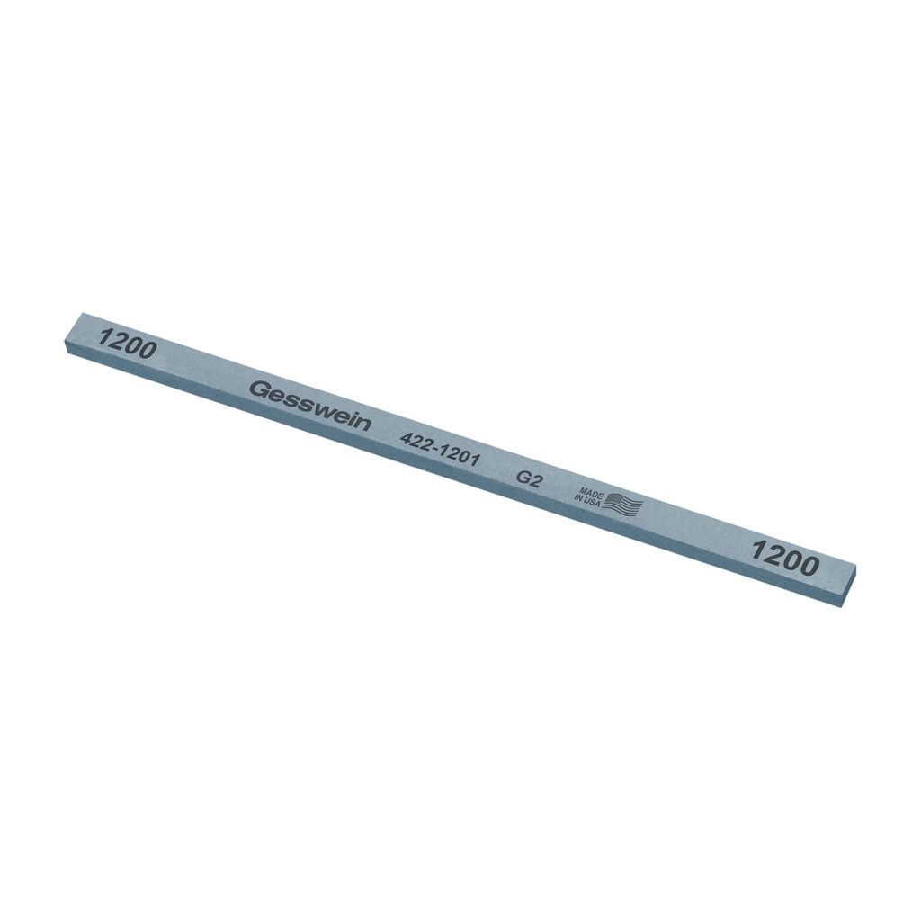 Gesswein® G2 Stones - 1/4" x 1/8" x 6", 1200 Grit  (Pkg. of 12)