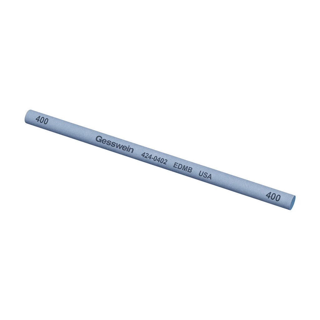 [424-0182] Gesswein® EDM Blue Stones - 1/4" Round x 6", 180 Grit  (Pkg. of 6)