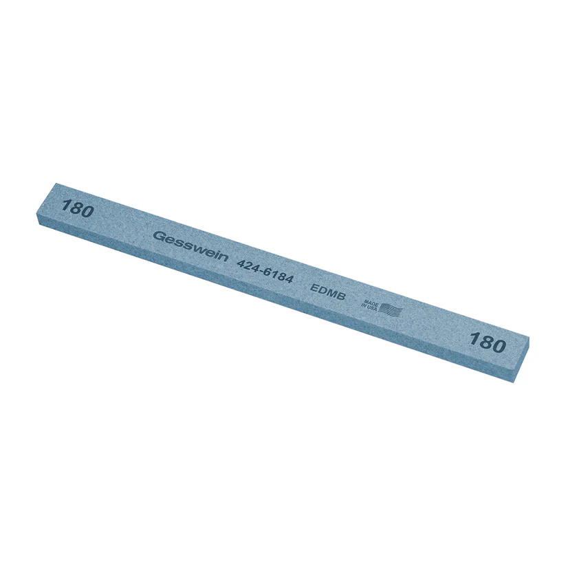 Gesswein® EDM Blue Stones - 1/2" x 1/4" x 6", 180 Grit  (Pkg. of 12)