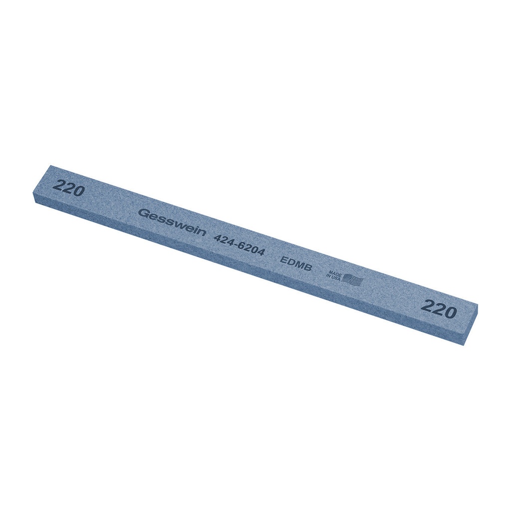 Gesswein® EDM Blue Stones - 1/2" x 1/4" x 6", 320 Grit  (Pkg. of 12)