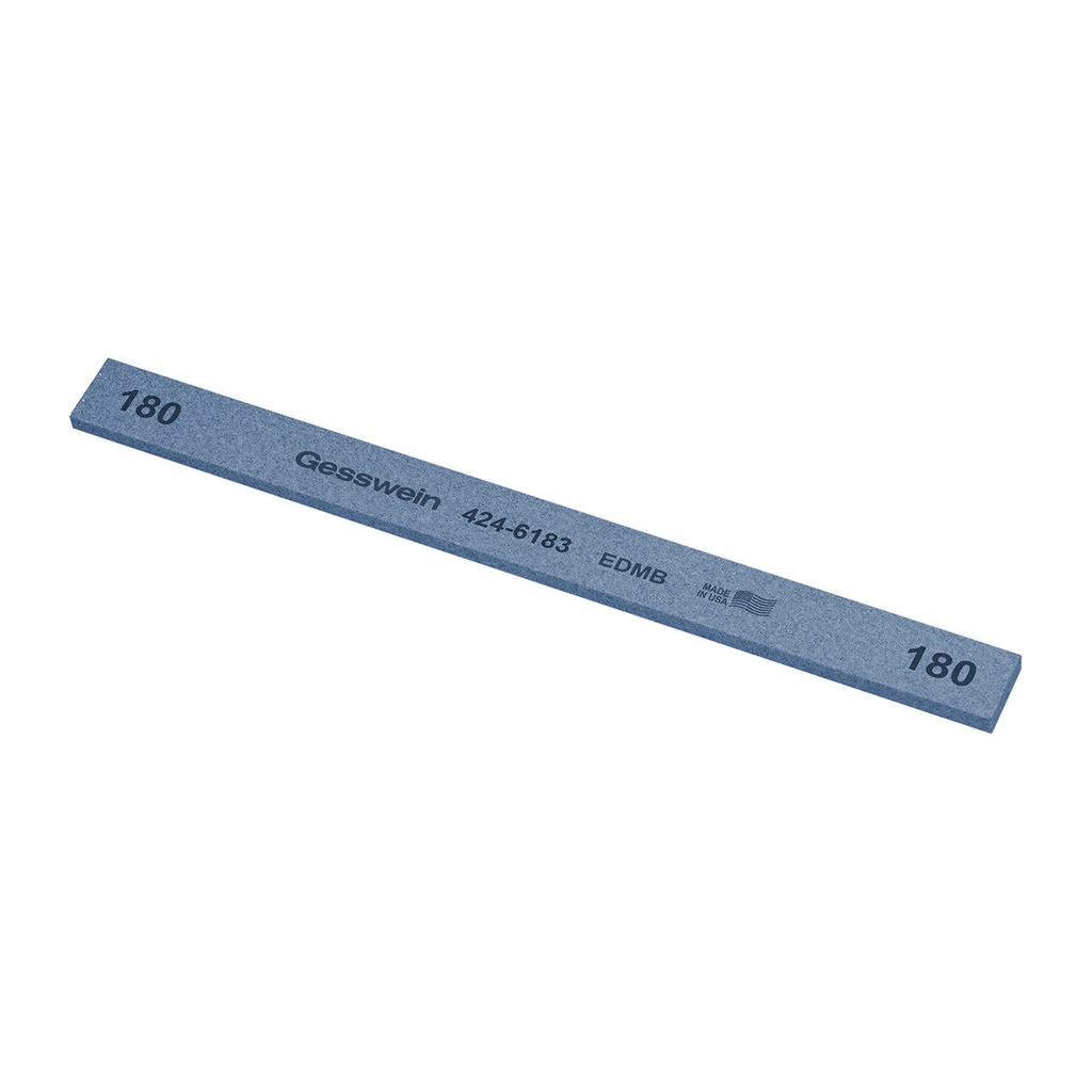 [424-6403] Gesswein® EDM Blue Stones - 1/2" x 1/8" x 6", 400 Grit  (Pkg. of 12)