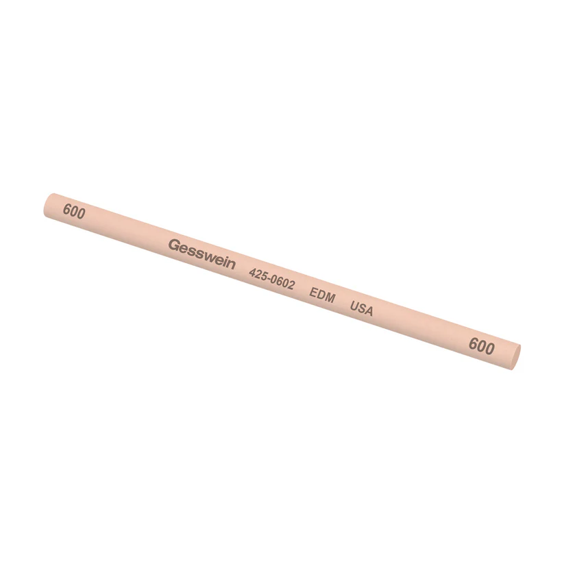 Gesswein® EDM Stones - 1/4" Round x 6", 600 Grit  (Pkg. of 6)