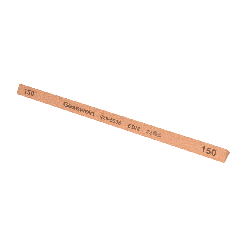Gesswein® EDM Stones - 3/8" x 6", Triangle, 150 Grit  (Pkg. of 12)