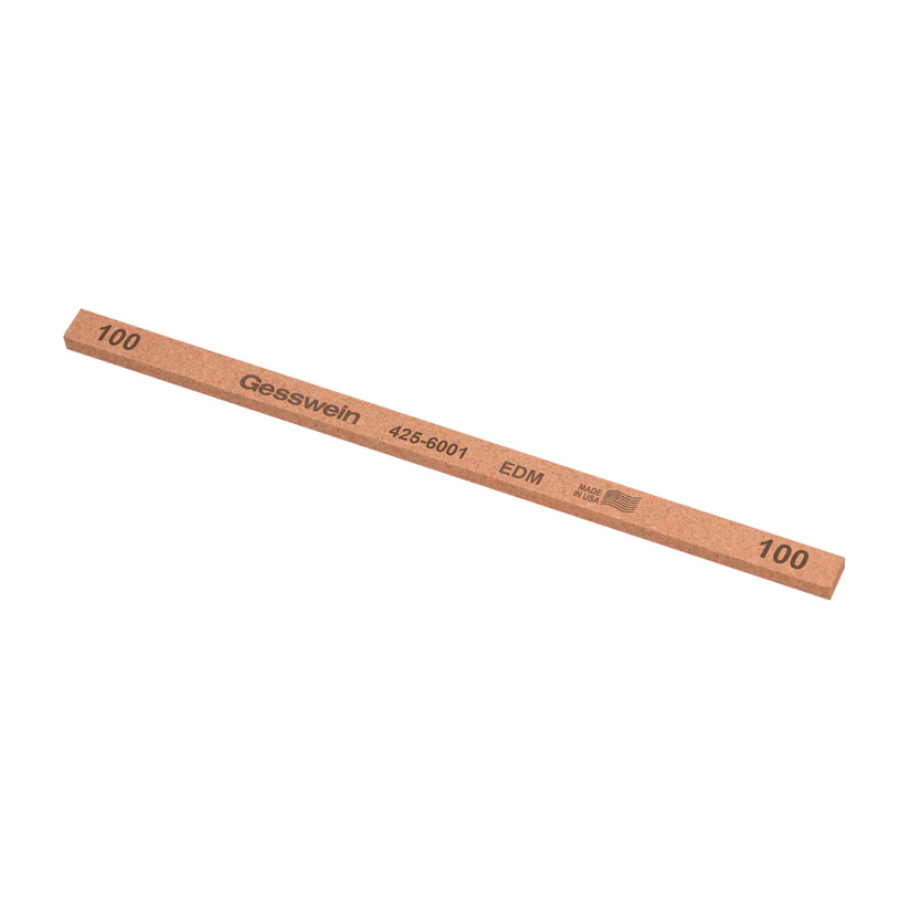 Gesswein® EDM Stones - 1/4" x 1/8" x 6", 100 Grit  (Pkg. of 12)