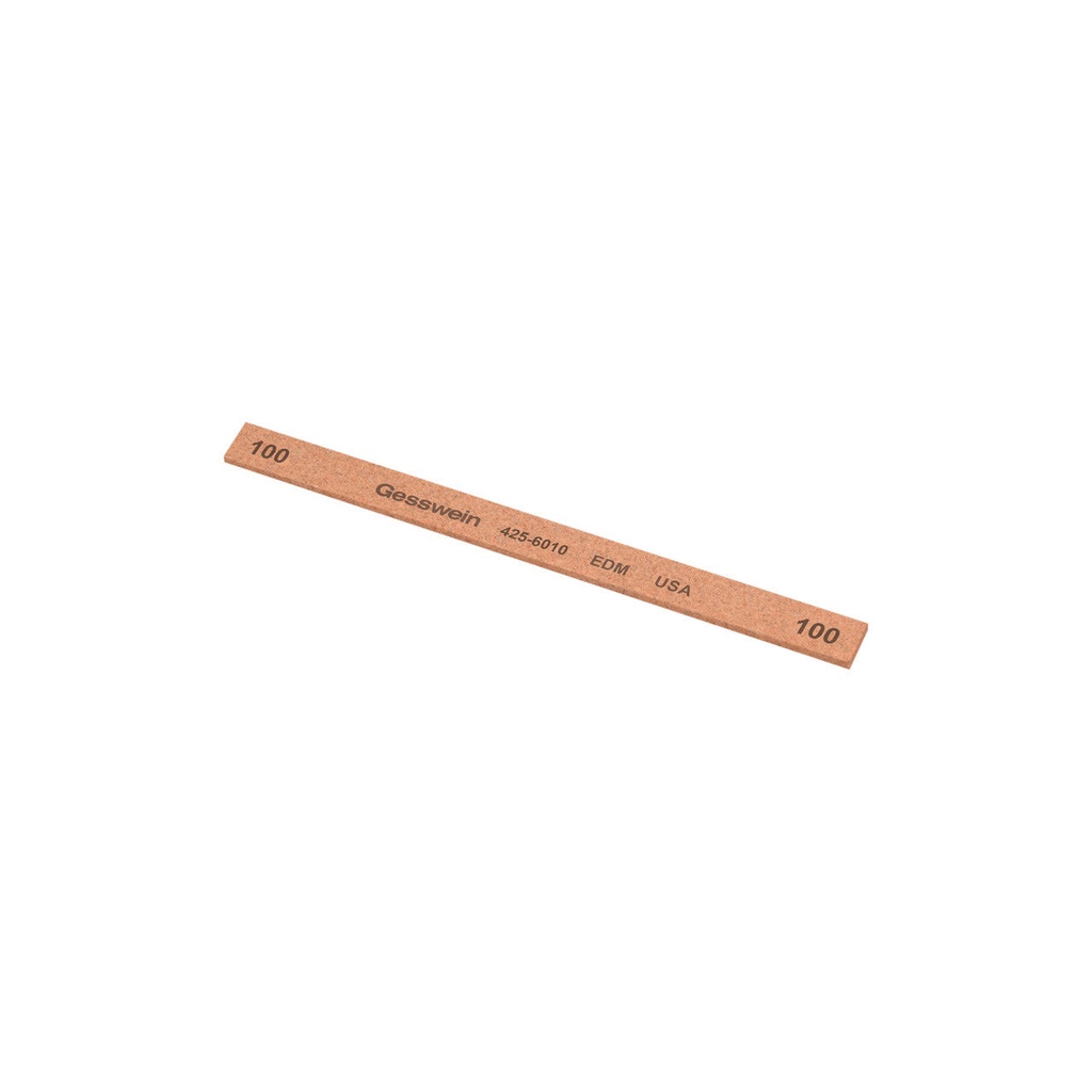 [425-6010] Gesswein® EDM Stones - 1/4" x 1/16" x 4", 100 Grit (Pkg. of 12)