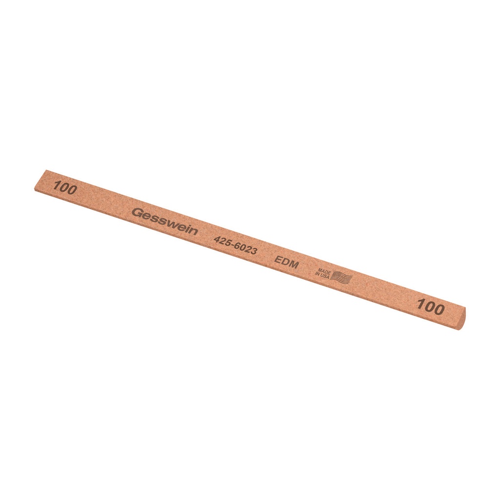 Gesswein® EDM Stones - 1/4" x 6", Hybrid, 100 Grit  (Pkg. of 12)