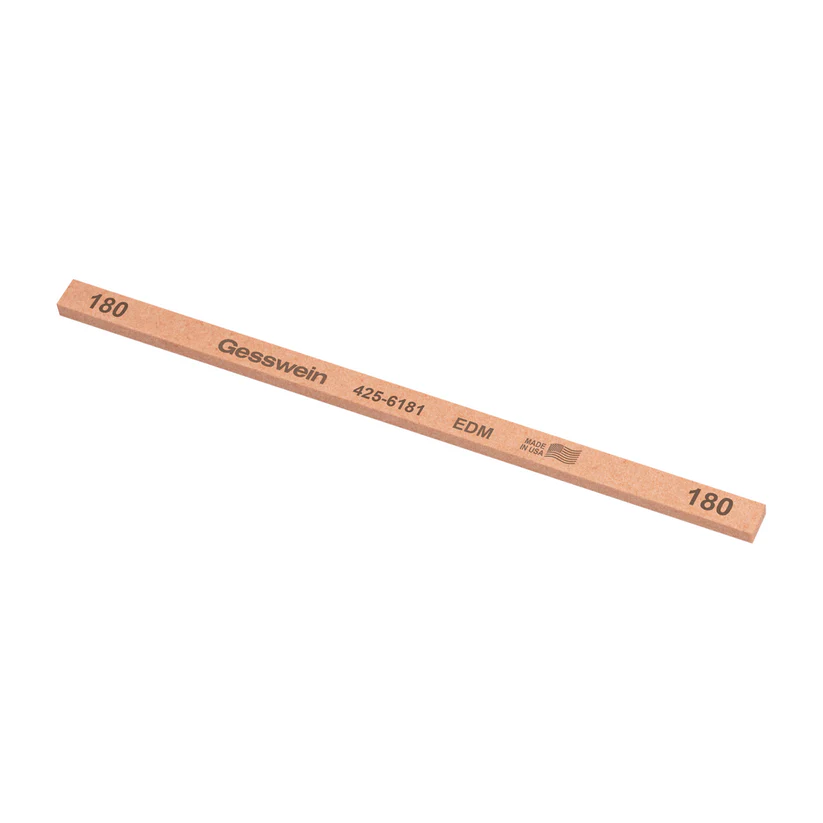 Gesswein® EDM Stones - 1/4" x 1/8" x 6", 180 Grit  (Pkg. of 12)