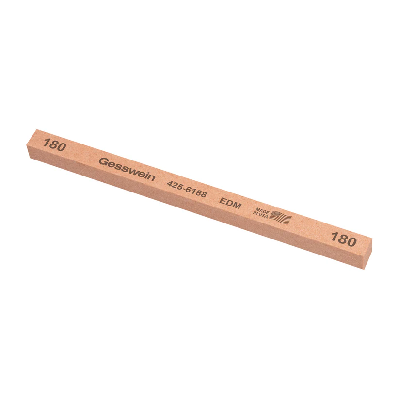 Gesswein® EDM Stones - 3/8" x 3/8" x 6", 180 Grit  (Pkg. of 12)