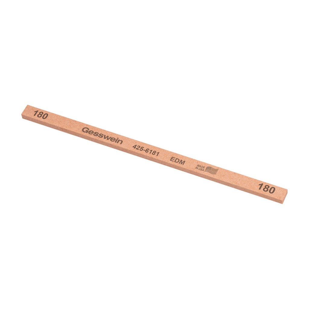 [425-6201] Gesswein® EDM Stones - 1/4" x 1/8" x 6", 220 Grit  (Pkg. of 12)