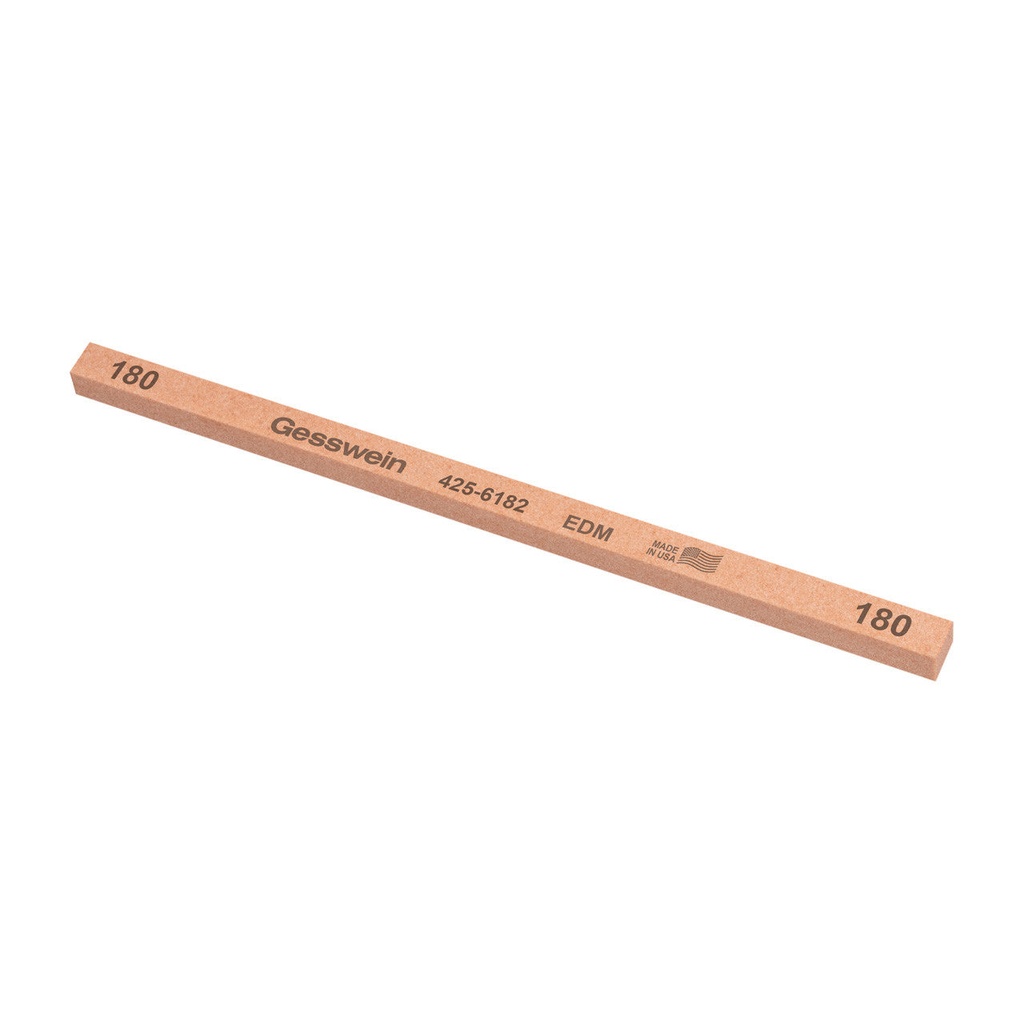 [425-6202] Gesswein® EDM Stones - 1/4" x 1/4" x 6", 220 Grit  (Pkg. of 12)
