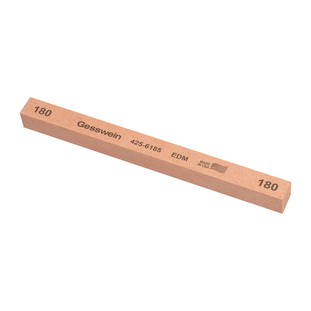[425-6205] Gesswein® EDM Stones - 1/2" x 1/2" x 6", 220 Grit  (Pkg. of 6)
