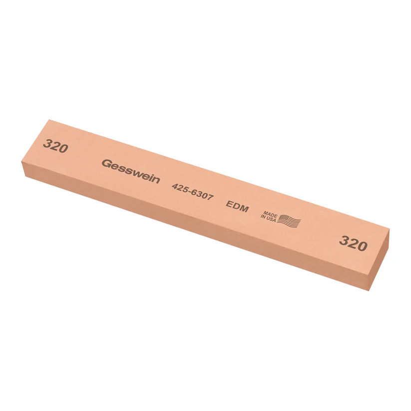 Gesswein® EDM Stones - 1" x 1/2" x 6", 320 Grit  (Pkg. of 6)