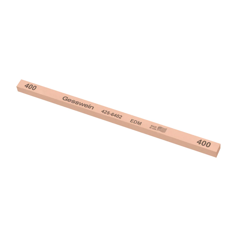 Gesswein® EDM Stones - 1/4" x 1/4" x 6", 400 Grit  (Pkg. of 12)