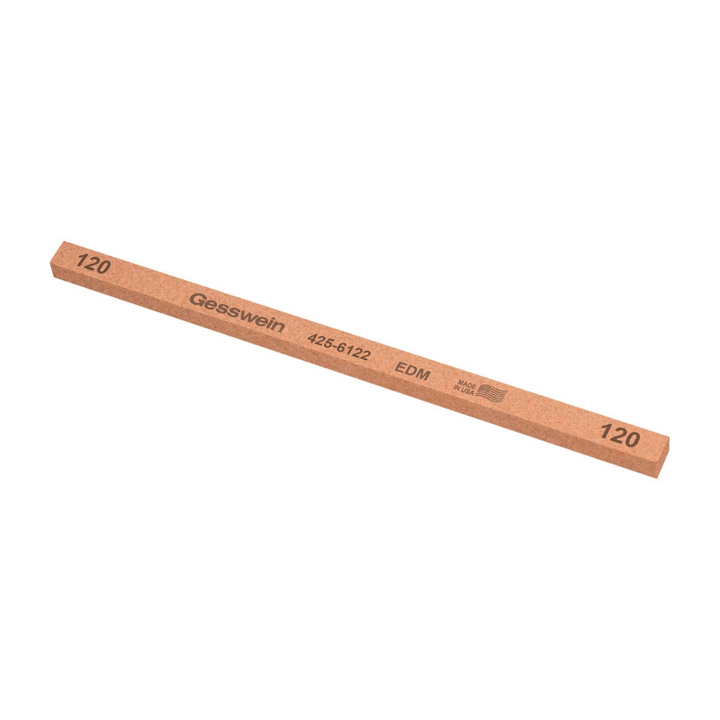 [425-6402] Gesswein® EDM Stones - 1/4" x 1/4" x 6", 400 Grit  (Pkg. of 12)