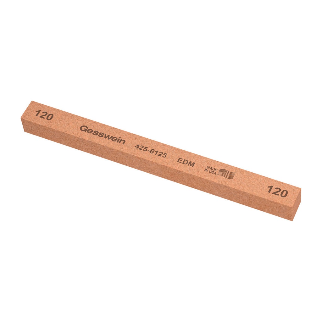 [425-6405] Gesswein® EDM Stones - 1/2" x 1/2" x 6", 400 Grit  (Pkg. of 6)