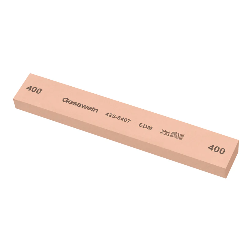 [425-6407] Gesswein® EDM Stones - 1" x 1/2" x 6", 400 Grit  (Pkg. of 6)