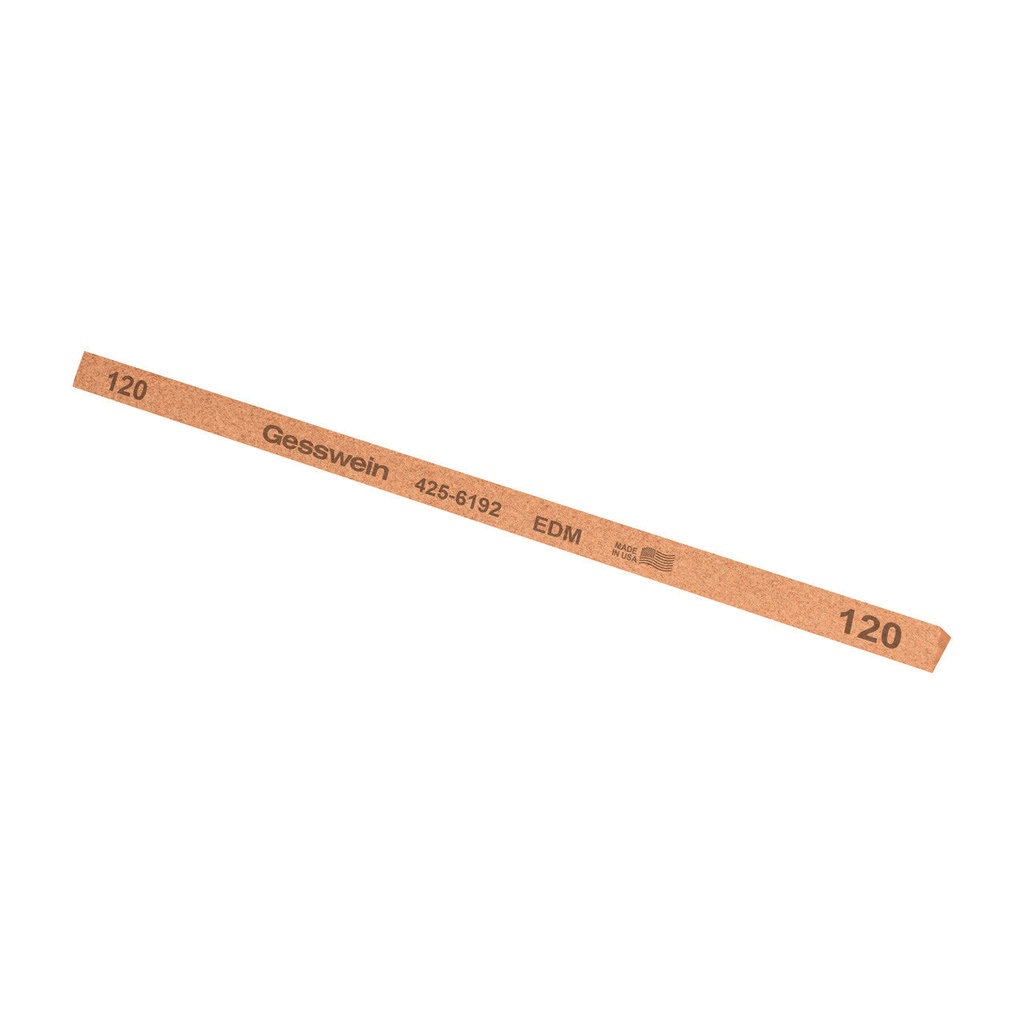 [425-6492] Gesswein® EDM Stones - 1/4" x 6" Triangle, 400 Grit  (Pkg. of 12)