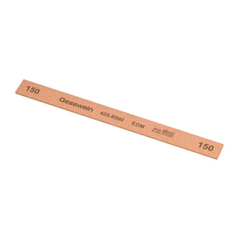 [425-6500] Gesswein® EDM Stones - 1/2" x 1/16" x 6", 150 Grit  (Pkg. of 12)