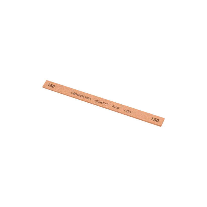 [425-6510] Gesswein® EDM Stones - 1/4" x 1/16" x 4", 150 Grit  (Pkg. of 12)