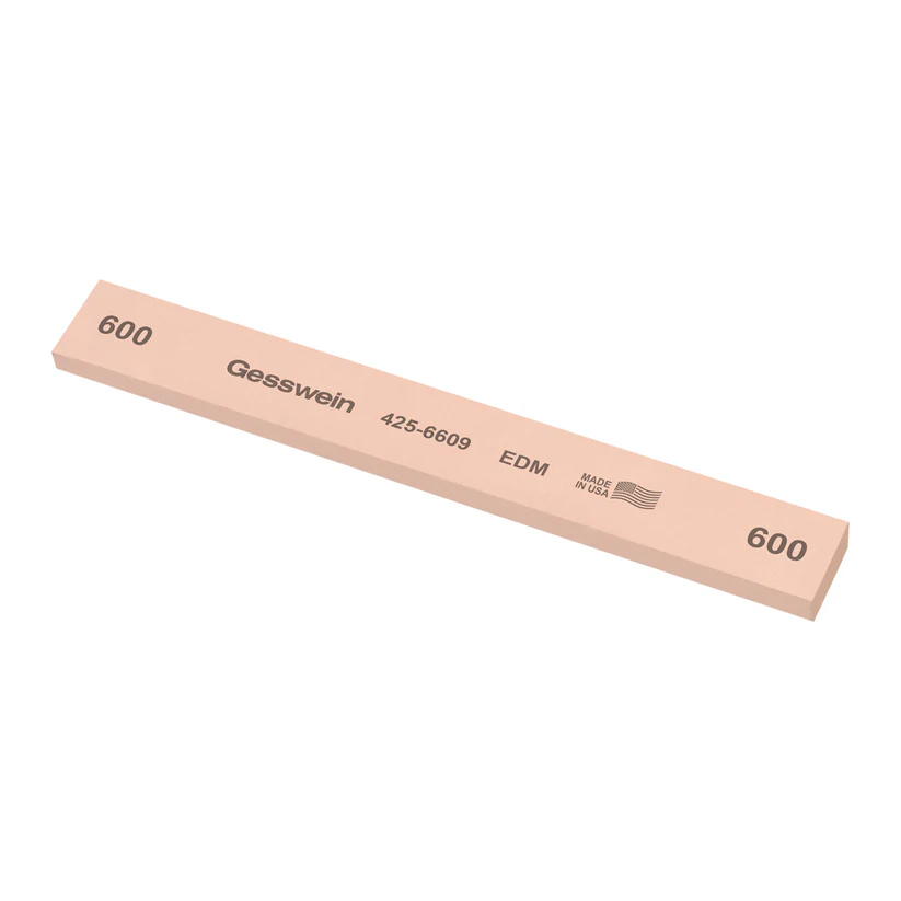 Gesswein® EDM Stones - 3/4" x 1/4" x 6", 600 Grit  (Pkg. of 6)