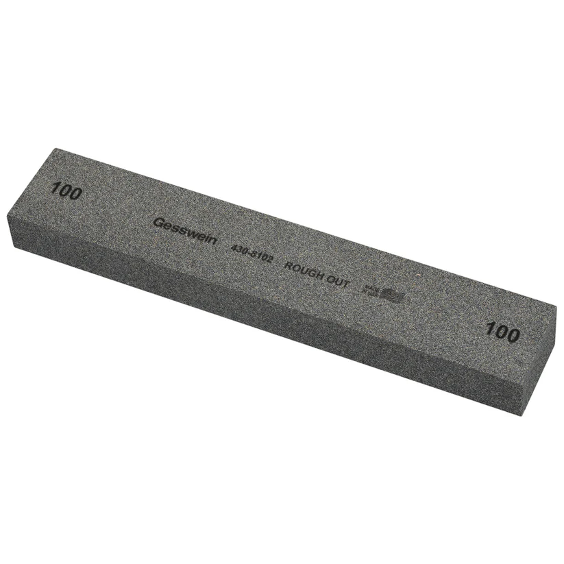 Gesswein® Rough Out Stones - 1-1/2" x 3/4" x 8", 100 Grit  (Pkg. of 6)