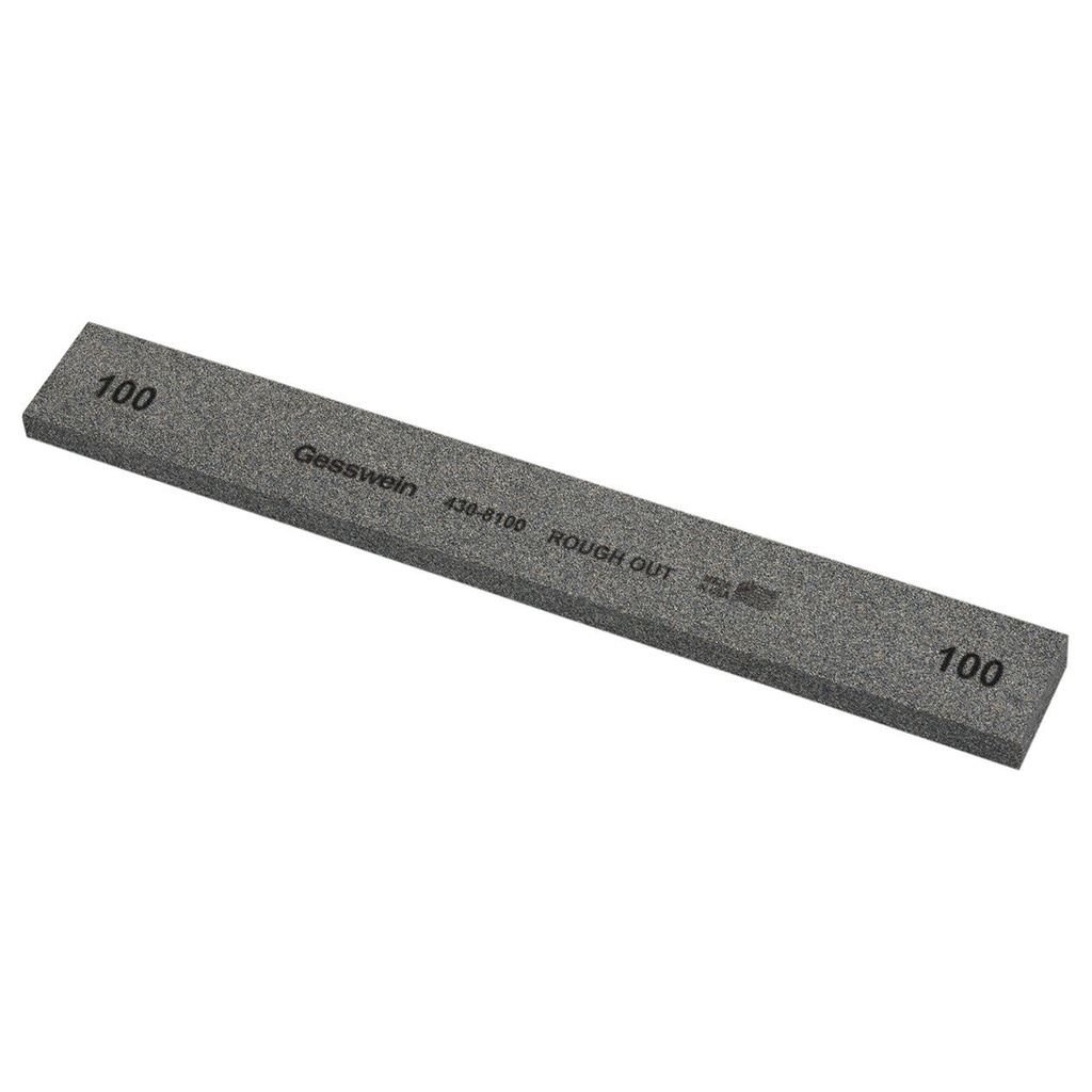 [430-8150] Gesswein® Rough Out Stones - 1" x 1/4" x 8", 150 Grit  (Pkg. of 12)