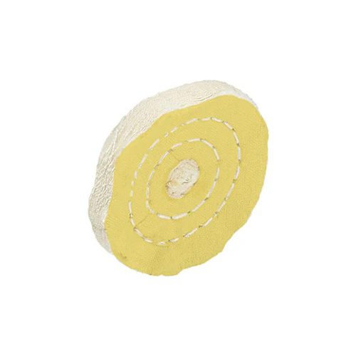 [142-0210] Yellow Mandrel Buffs - 7/8" (Pkg. of 3)